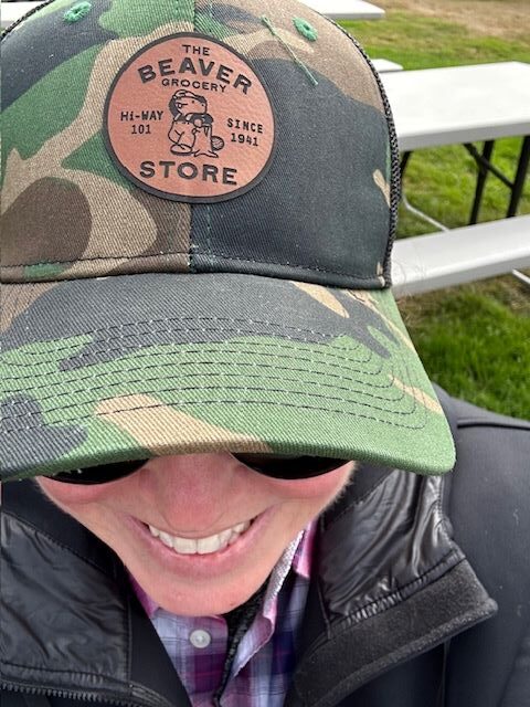 Baseball hat purchased from gas station  store on road trip in the Olympics, Washington state. 
