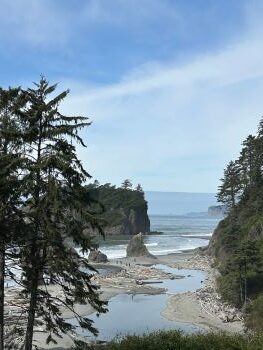 Ruby Beach on the Olympic Peninsula taken on a road trip in Washington state.